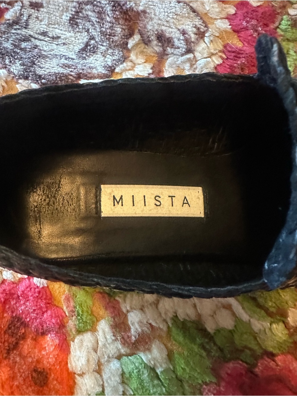 Miista black leather woven loafers size 39 - Picture 8 of 8
